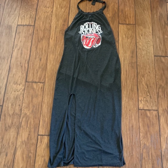 Rolling Stones halter top maxi dress t shirt material size XL - Picture 3 of 8